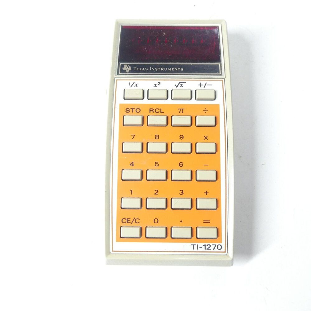 Texas Instruments TI-1270 Calculator Vintage UNTESTED